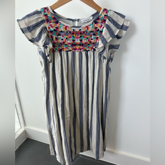 THML Mint Chocolate Stripe Dress